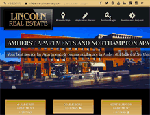 Tablet Screenshot of amherstlincolnrealty.com